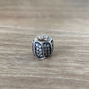 Chamilia - Retired 2025-0610 Charm Jeweled Petals Clear CZ, Silver